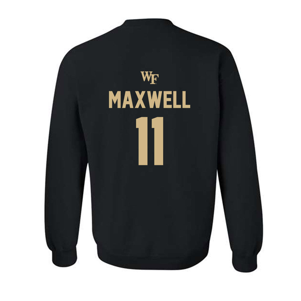 Wake Forest - NCAA Women's Soccer : Taylor Maxwell - Sports Shersey Crewneck Sweatshirt-1