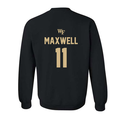 Wake Forest - NCAA Women's Soccer : Taylor Maxwell - Sports Shersey Crewneck Sweatshirt-1