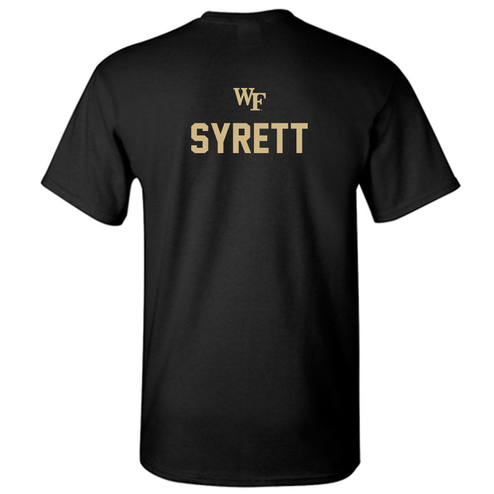 Wake Forest - NCAA Men's Soccer : Graham Syrett - Sports Shersey T-Shirt-1