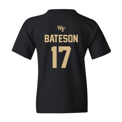 Wake Forest - NCAA Men's Soccer : Pierce Bateson - Sports Shersey Youth T-Shirt