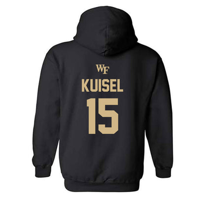 Wake Forest - NCAA Men's Soccer : William Kuisel - Sports Shersey Hooded Sweatshirt-1