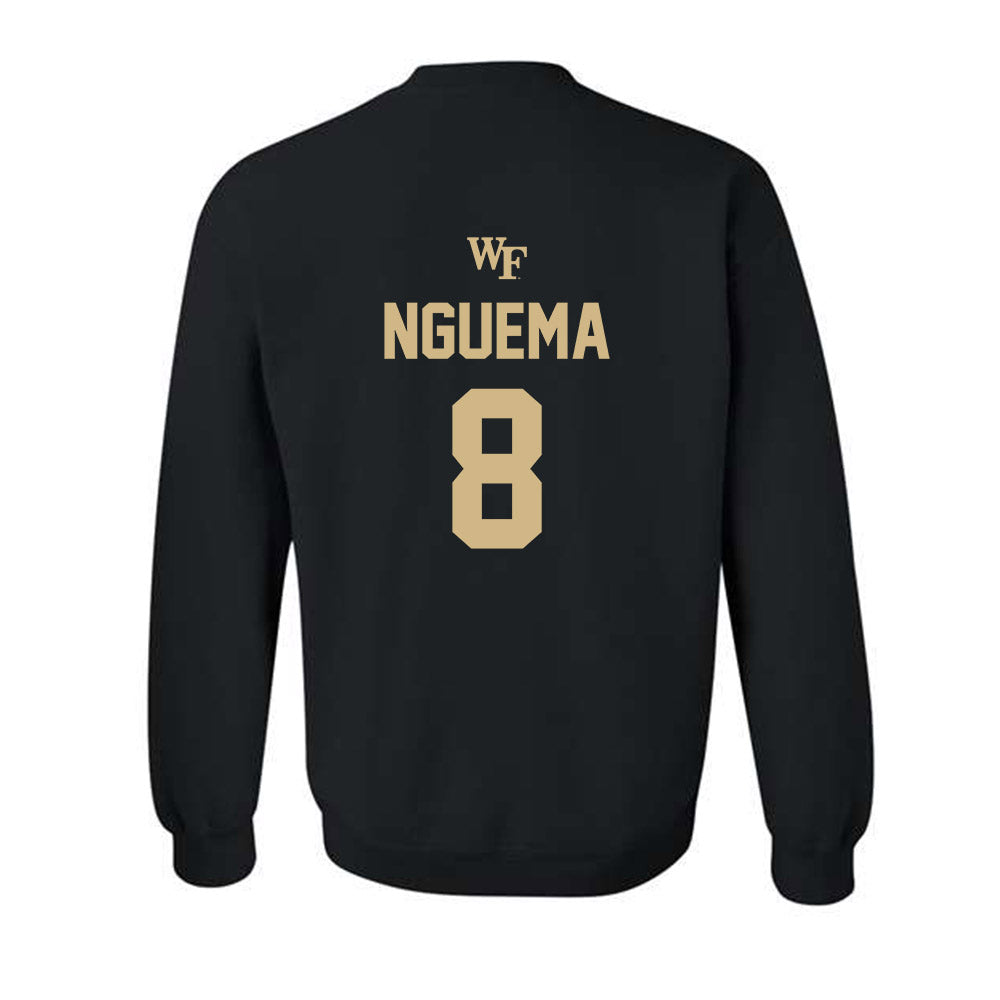Wake Forest - NCAA Men's Soccer : David Nguema - Sports Shersey Crewneck Sweatshirt-1