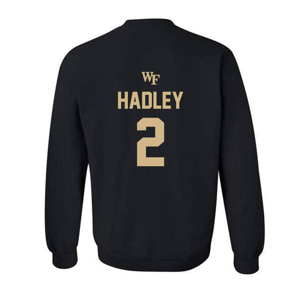 Wake Forest - NCAA Men's Soccer : Miles Hadley - Sports Shersey Crewneck Sweatshirt-1