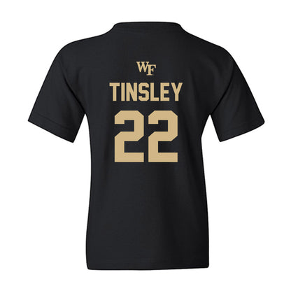 Wake Forest - NCAA Men's Soccer : Nolan Tinsley - Sports Shersey Youth T-Shirt-1