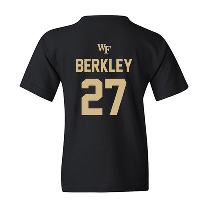 Wake Forest - NCAA Men's Soccer : Copeland Berkley - Sports Shersey Youth T-Shirt-1