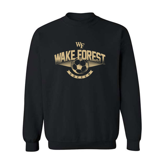 Wake Forest - NCAA Men's Soccer : Quinn Syrett - Sports Shersey Crewneck Sweatshirt-0