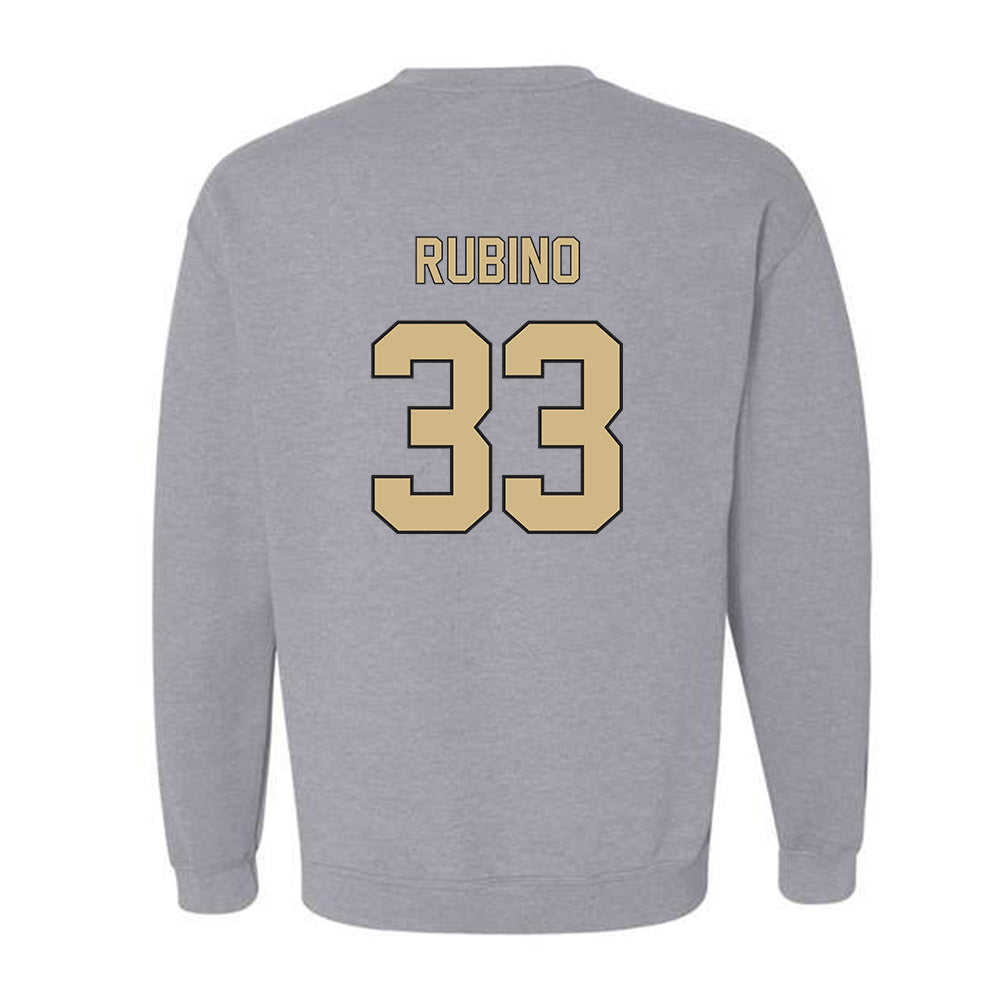 Wake Forest - NCAA Baseball : Nick Rubino - Fashion Shersey Crewneck Sweatshirt-1
