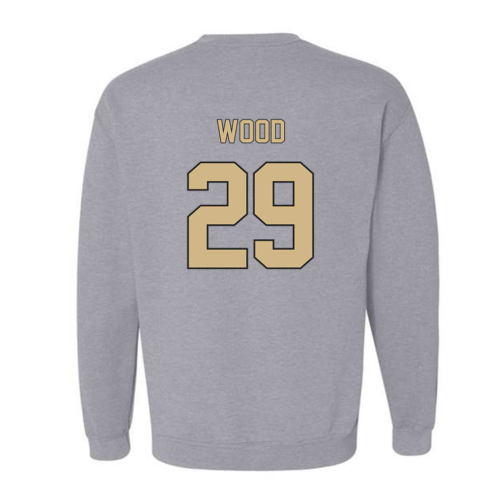 Wake Forest - NCAA Baseball : Tyler Wood - Fashion Shersey Crewneck Sweatshirt-1