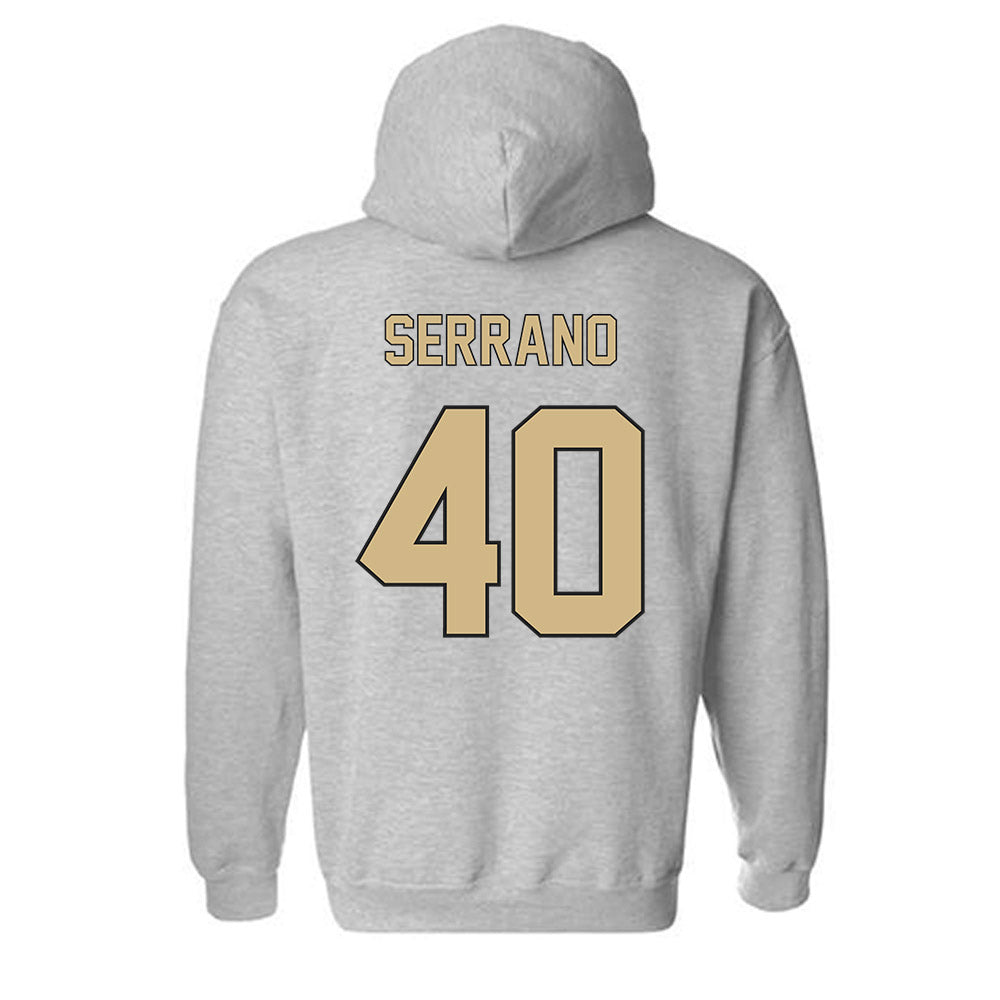 Wake Forest - NCAA Baseball : Jordan Serrano - Fashion Shersey Hooded Sweatshirt-1