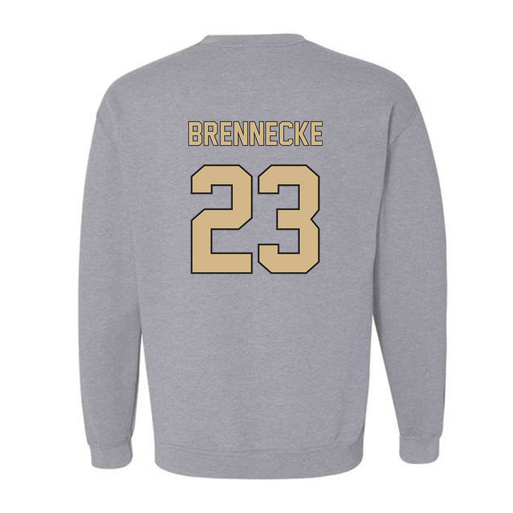 Wake Forest - NCAA Baseball : Ryan Brennecke - Fashion Shersey Crewneck Sweatshirt-1