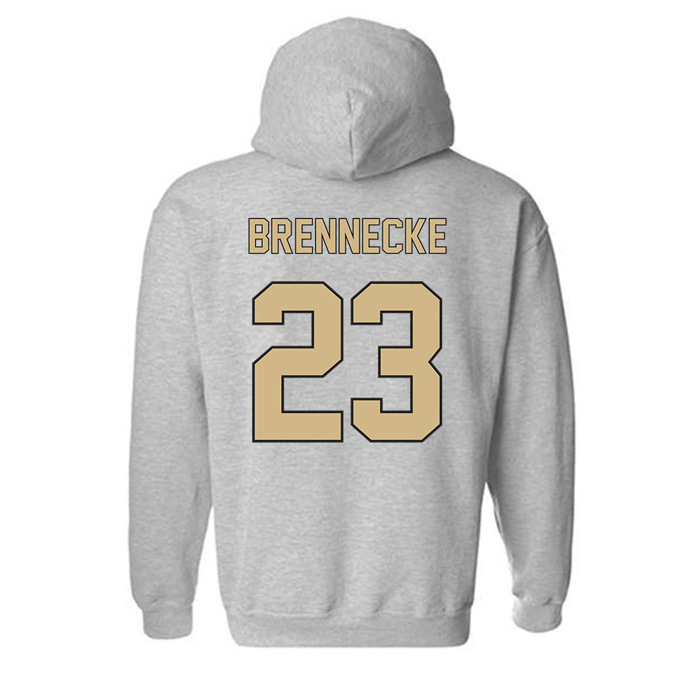 Wake Forest - NCAA Baseball : Ryan Brennecke - Fashion Shersey Hooded Sweatshirt-1