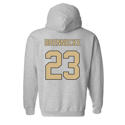 Wake Forest - NCAA Baseball : Ryan Brennecke - Fashion Shersey Hooded Sweatshirt-1
