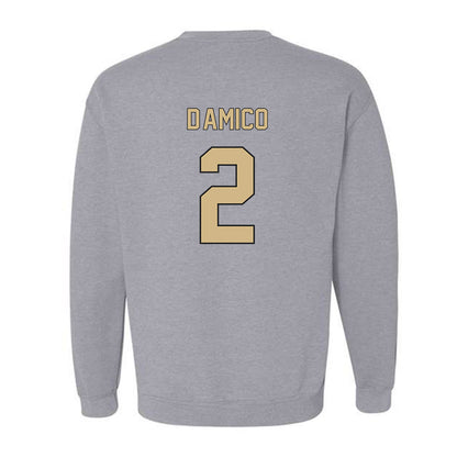 Wake Forest - NCAA Baseball : Logan D'Amico - Fashion Shersey Crewneck Sweatshirt-1