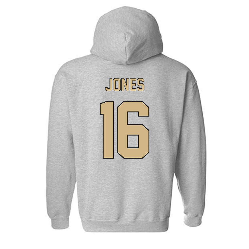Wake Forest - NCAA Baseball : Evan Jones - Fashion Shersey Hooded Sweatshirt-1