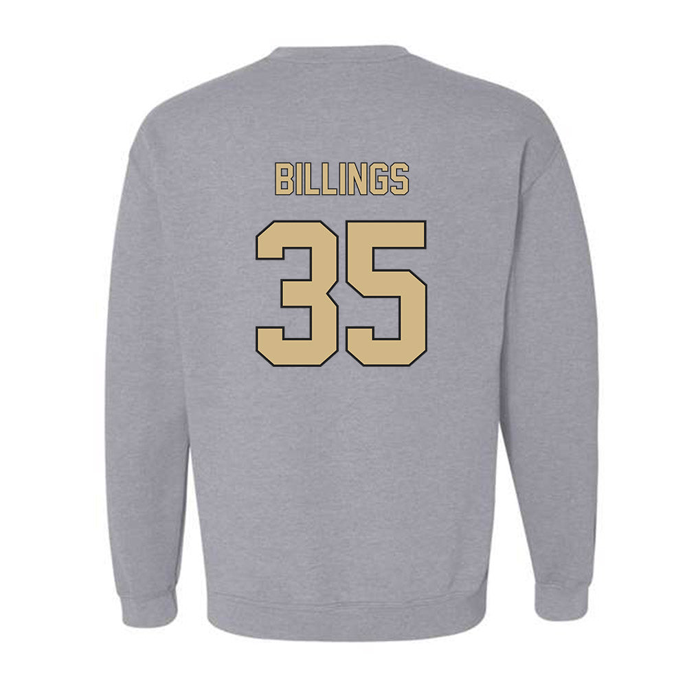 Wake Forest - NCAA Baseball : Luke Billings - Fashion Shersey Crewneck Sweatshirt-1