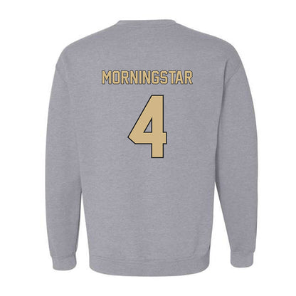 Wake Forest - NCAA Baseball : Blake Morningstar - Fashion Shersey Crewneck Sweatshirt-1