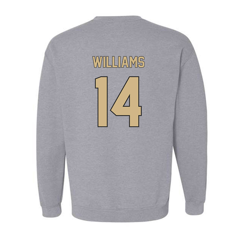 Wake Forest - NCAA Baseball : Javar Williams - Fashion Shersey Crewneck Sweatshirt-1