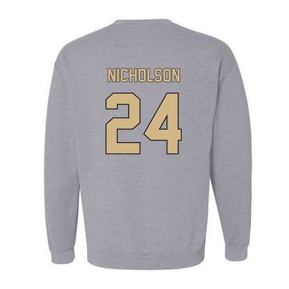 Wake Forest - NCAA Baseball : Grant Nicholson - Fashion Shersey Crewneck Sweatshirt-1