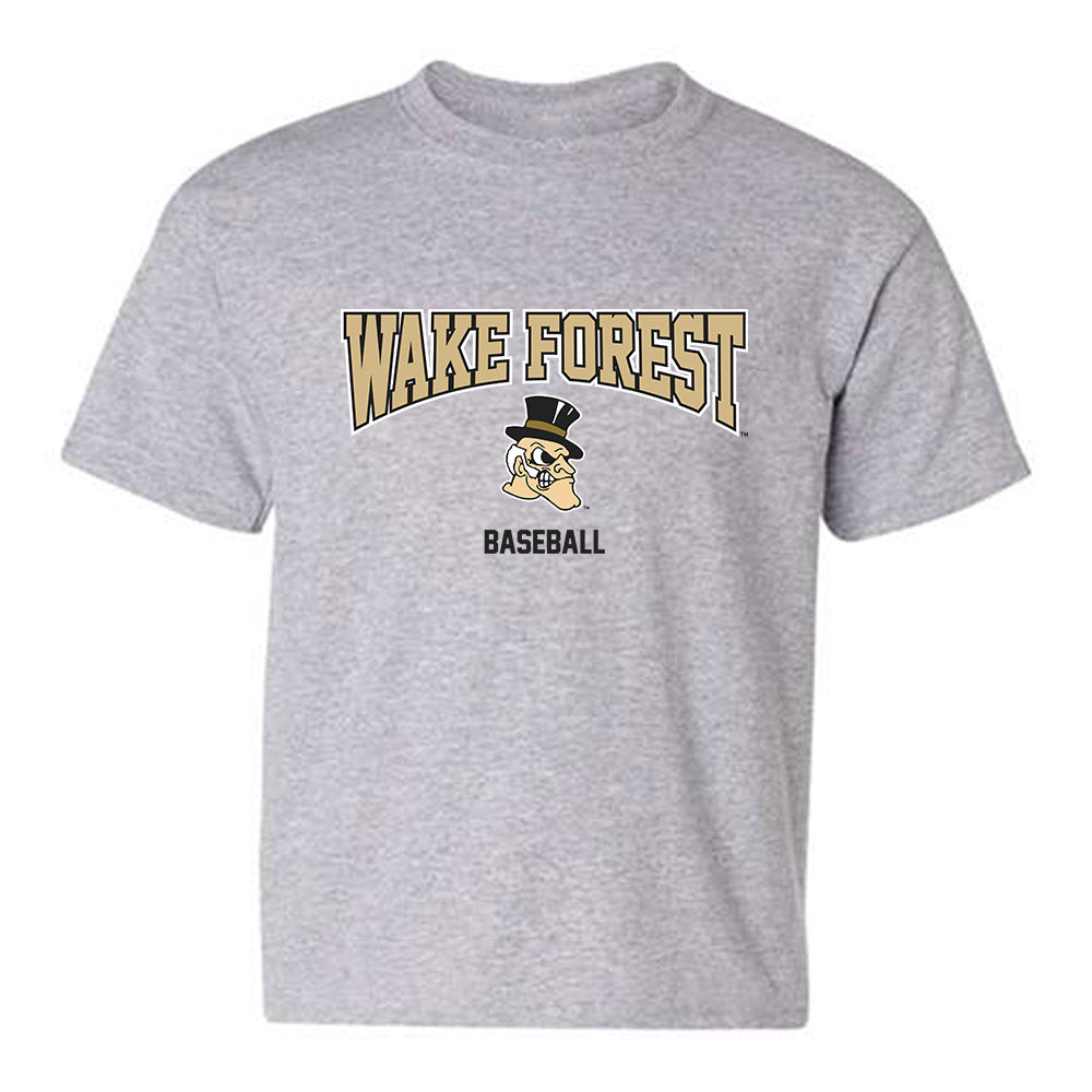 Wake Forest - NCAA Baseball : Logan D'Amico - Fashion Shersey Youth T-Shirt-0