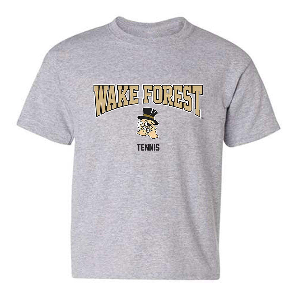 Wake Forest - NCAA Men's Tennis : Ariel Zauber - Fashion Shersey Youth T-Shirt-0