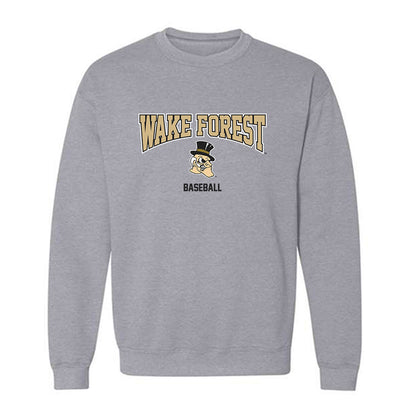 Wake Forest - NCAA Baseball : Logan D'Amico - Fashion Shersey Crewneck Sweatshirt-0