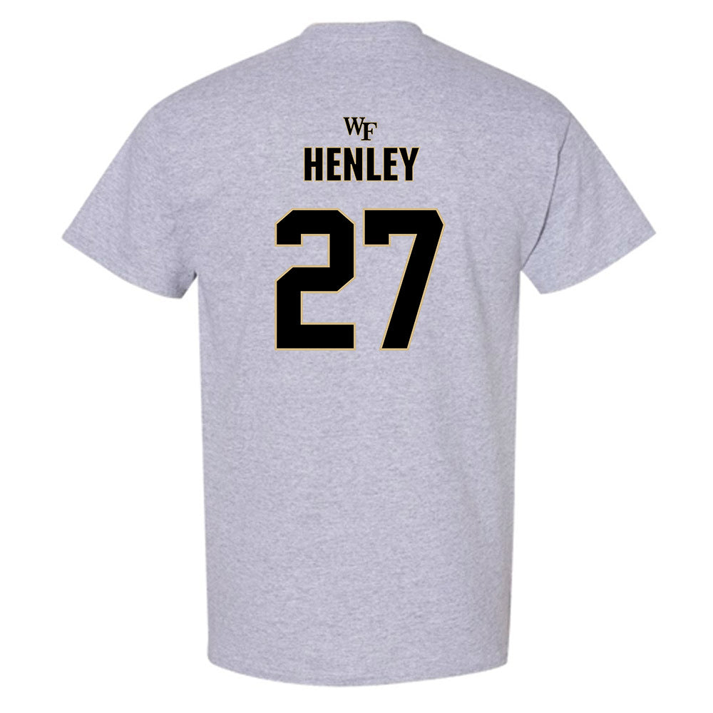 Wake Forest - NCAA Football : Ryan Henley - Fashion Shersey T-Shirt-1