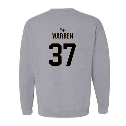 Wake Forest - NCAA Football : Larry Warren - Fashion Shersey Crewneck Sweatshirt-1