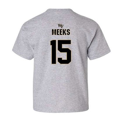 Wake Forest - NCAA Football : Antonio Meeks - Fashion Shersey Youth T-Shirt-1