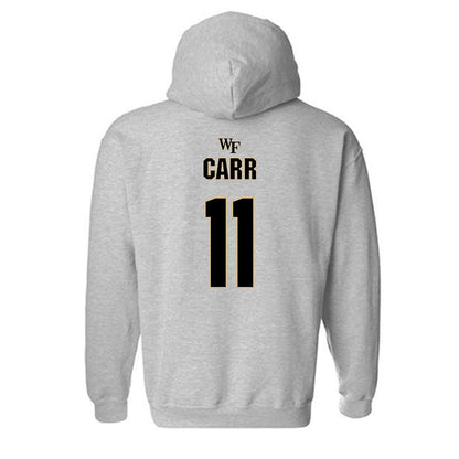 Wake Forest - NCAA Football : Ny Carr - Fashion Shersey Hooded Sweatshirt-1