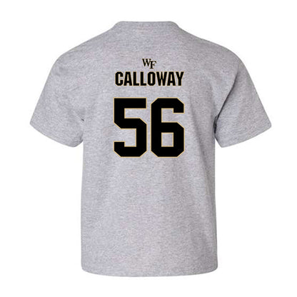 Wake Forest - NCAA Football : Ethan Calloway - Fashion Shersey Youth T-Shirt-1