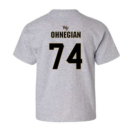 Wake Forest - NCAA Football : John Ohnegian - Fashion Shersey Youth T-Shirt-1