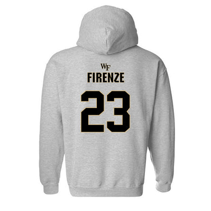 Wake Forest - NCAA Football : Vincent Firenze - Fashion Shersey Hooded Sweatshirt-1