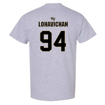 Wake Forest - NCAA Football : Zach Lohavichan - Fashion Shersey T-Shirt-1