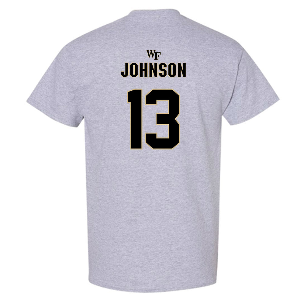 Wake Forest - NCAA Football : Billy Johnson - Fashion Shersey T-Shirt-1