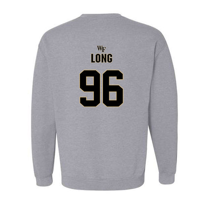 Wake Forest - NCAA Football : Cooper Long - Fashion Shersey Crewneck Sweatshirt-1