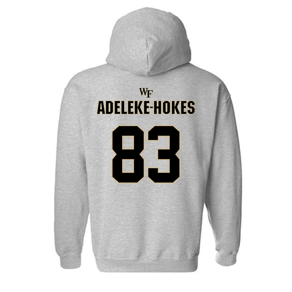Wake Forest - NCAA Football : Kobe Adeleke-Hokes - Fashion Shersey Hooded Sweatshirt-1
