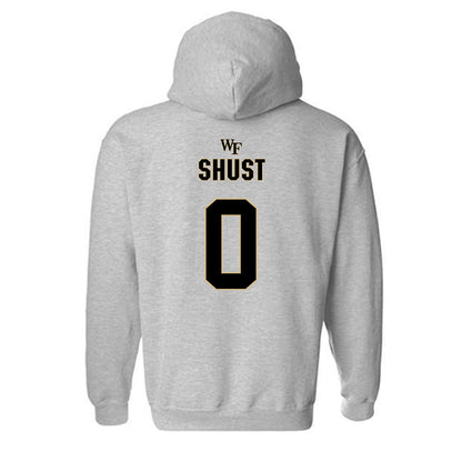Wake Forest - NCAA Football : Brady Shust - Fashion Shersey Hooded Sweatshirt-1