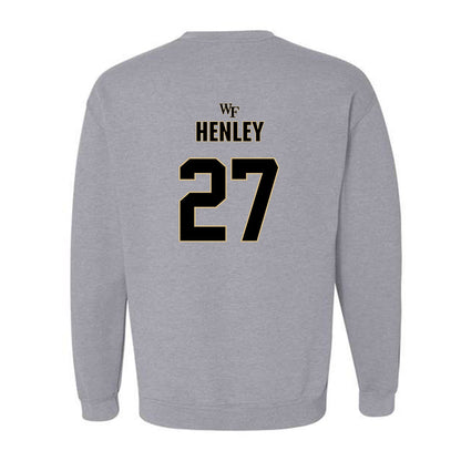 Wake Forest - NCAA Football : Ryan Henley - Fashion Shersey Crewneck Sweatshirt-1