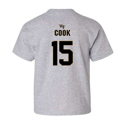 Wake Forest - NCAA Football : Devin Cook - Fashion Shersey Youth T-Shirt-1