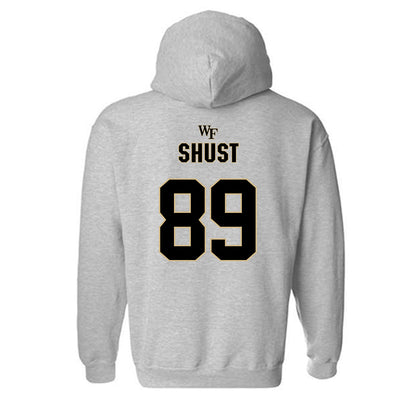 Wake Forest - NCAA Football : Brady Shust - Fashion Shersey Hooded Sweatshirt-1