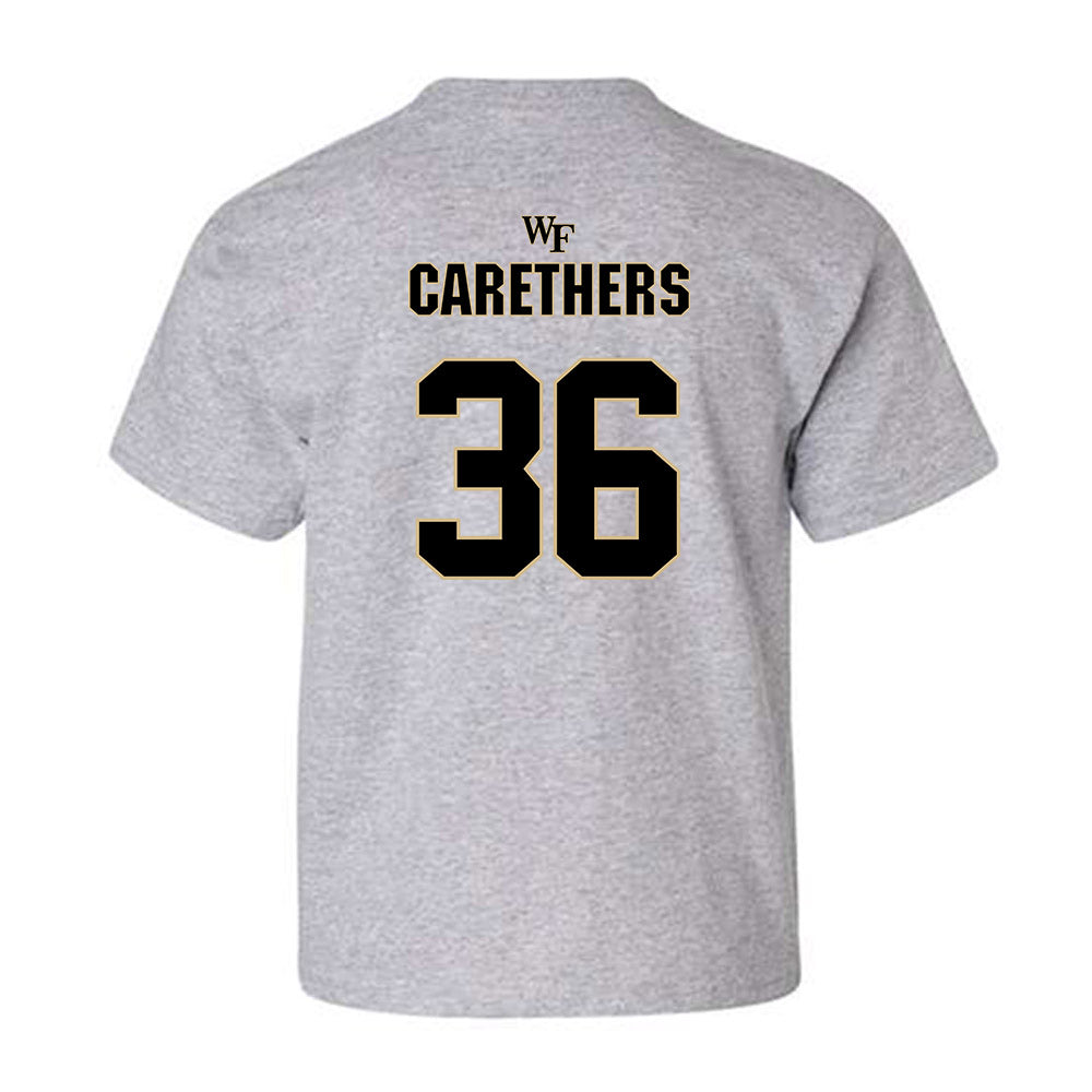 Wake Forest - NCAA Football : Seth Carethers - Fashion Shersey Youth T-Shirt-1