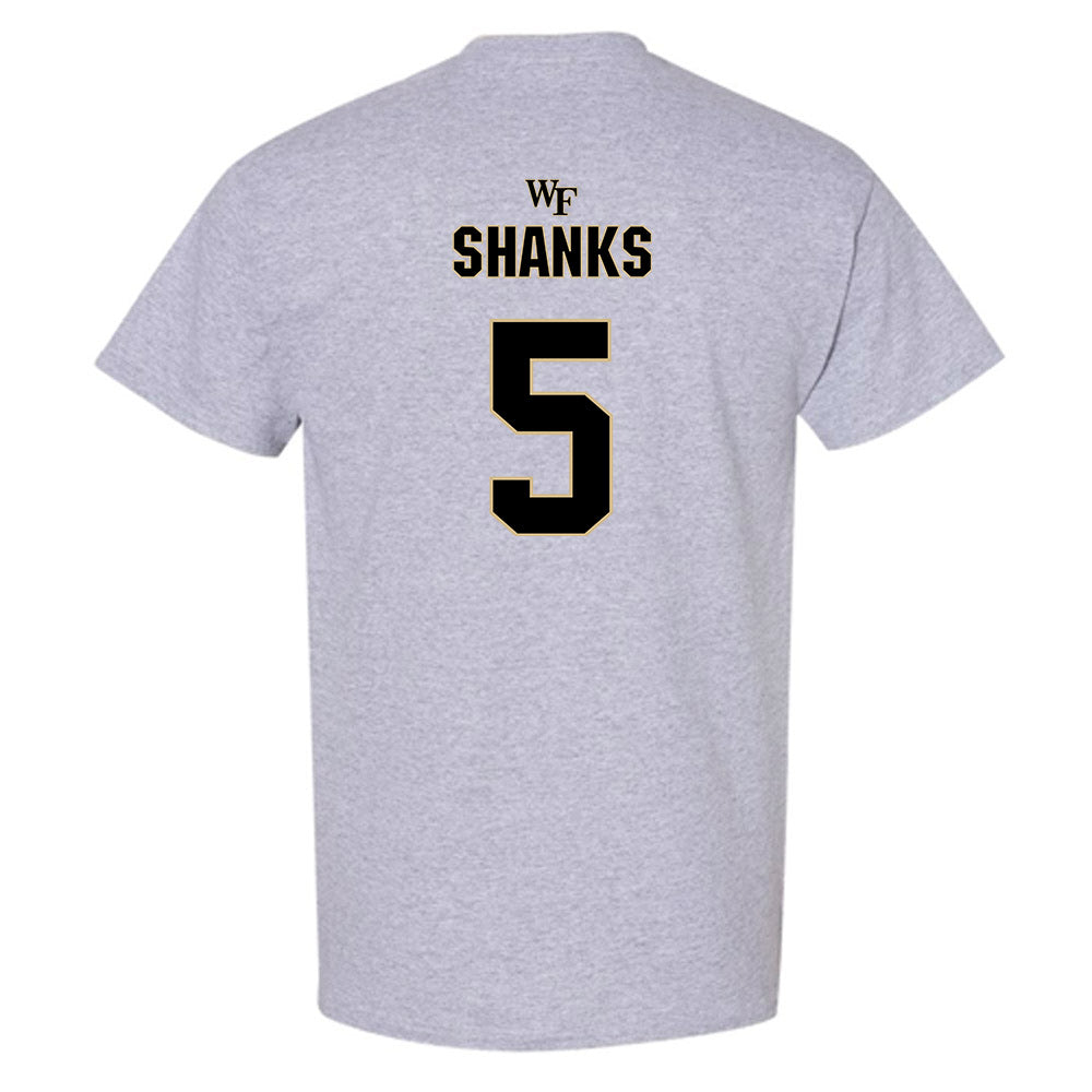 Wake Forest - NCAA Football : Kam Shanks - Fashion Shersey T-Shirt-1