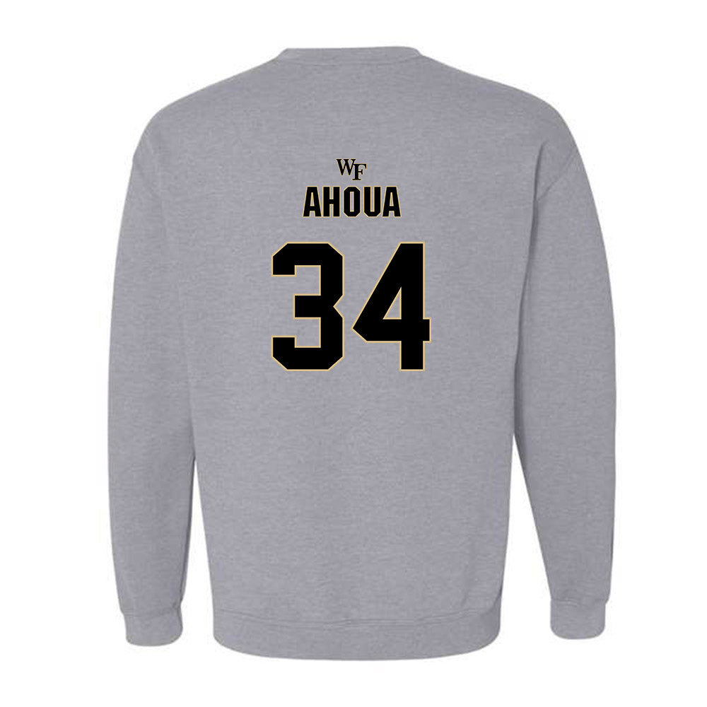 Wake Forest - NCAA Football : Micheal Ahoua - Fashion Shersey Crewneck Sweatshirt-1