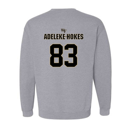 Wake Forest - NCAA Football : Kobe Adeleke-Hokes - Fashion Shersey Crewneck Sweatshirt-1