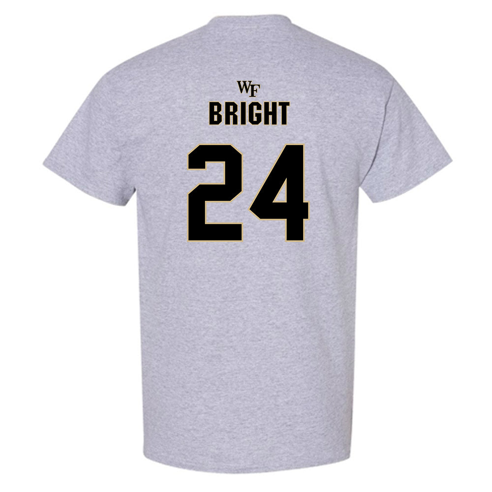 Wake Forest - NCAA Football : Micah Bright - Fashion Shersey T-Shirt-1
