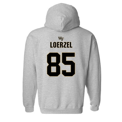 Wake Forest - NCAA Football : Will Loerzel - Fashion Shersey Hooded Sweatshirt-1
