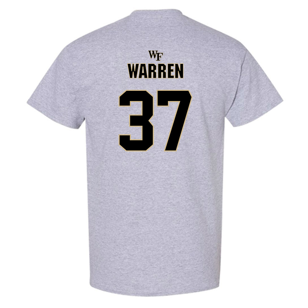 Wake Forest - NCAA Football : Larry Warren - Fashion Shersey T-Shirt-1