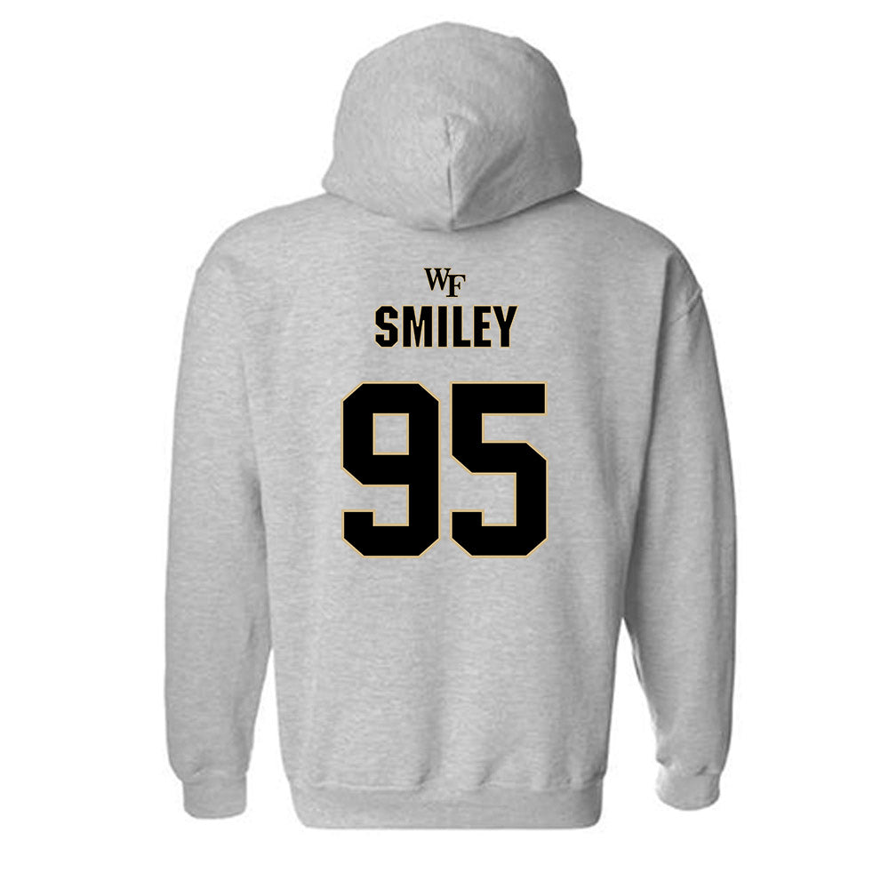 Wake Forest - NCAA Football : Brandon Smiley - Fashion Shersey Hooded Sweatshirt-1