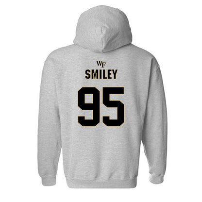 Wake Forest - NCAA Football : Brandon Smiley - Fashion Shersey Hooded Sweatshirt-1