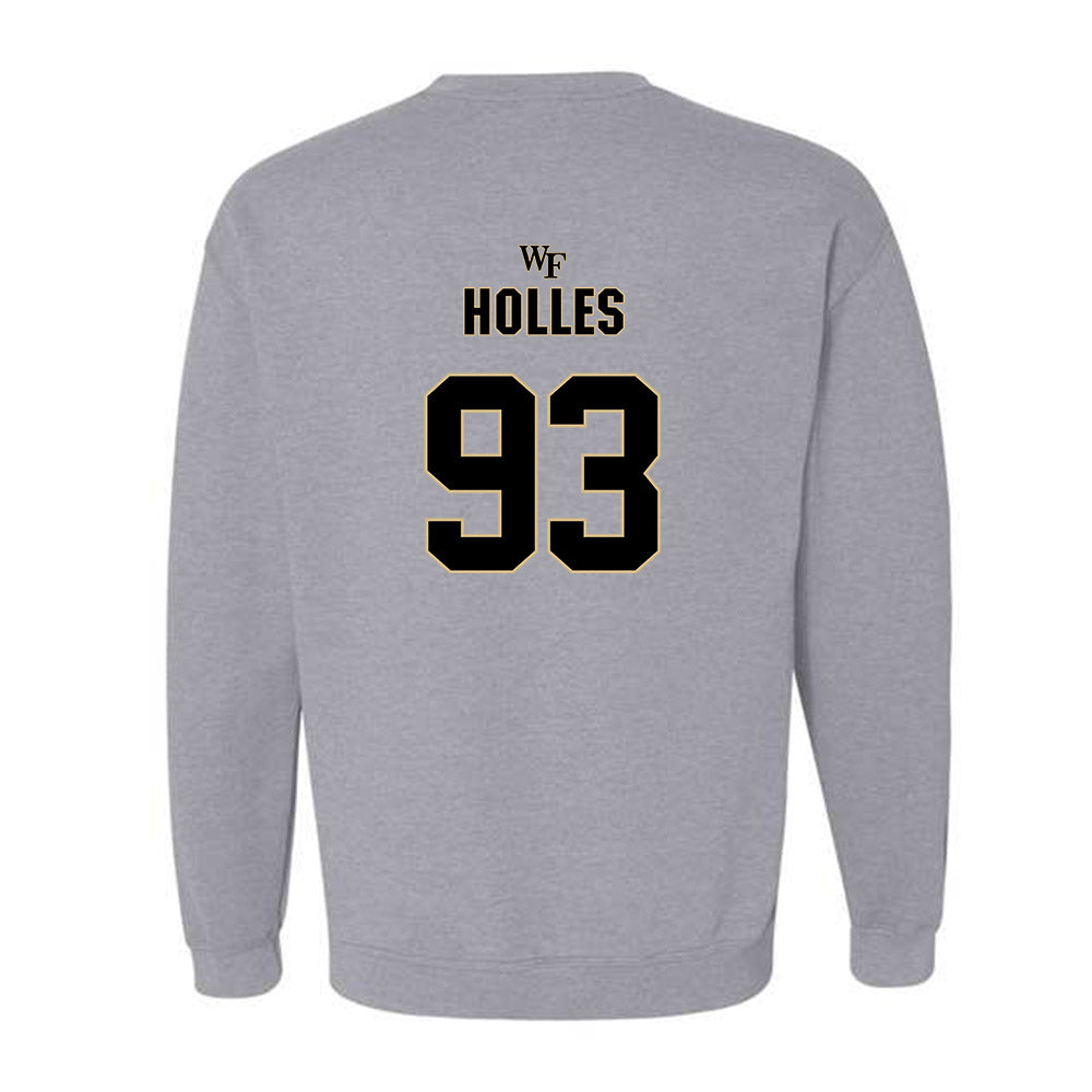 Wake Forest - NCAA Football : Cade Holles - Fashion Shersey Crewneck Sweatshirt-1